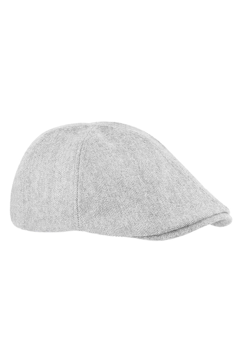 Beechfield Ivy Flat Cap / Headwear|light grey
